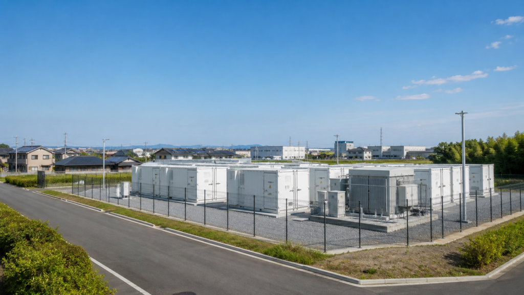 系統用蓄電池施設の設置イメージ